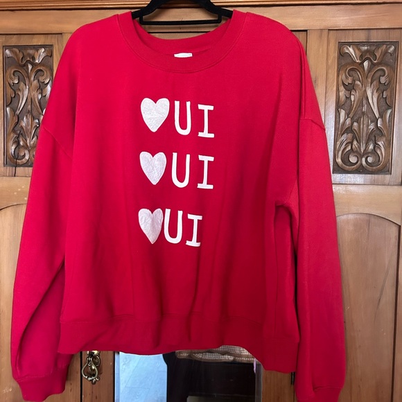 Anthropologie Tops - Anthropologie Maeve sweatshirt - great condition - XL